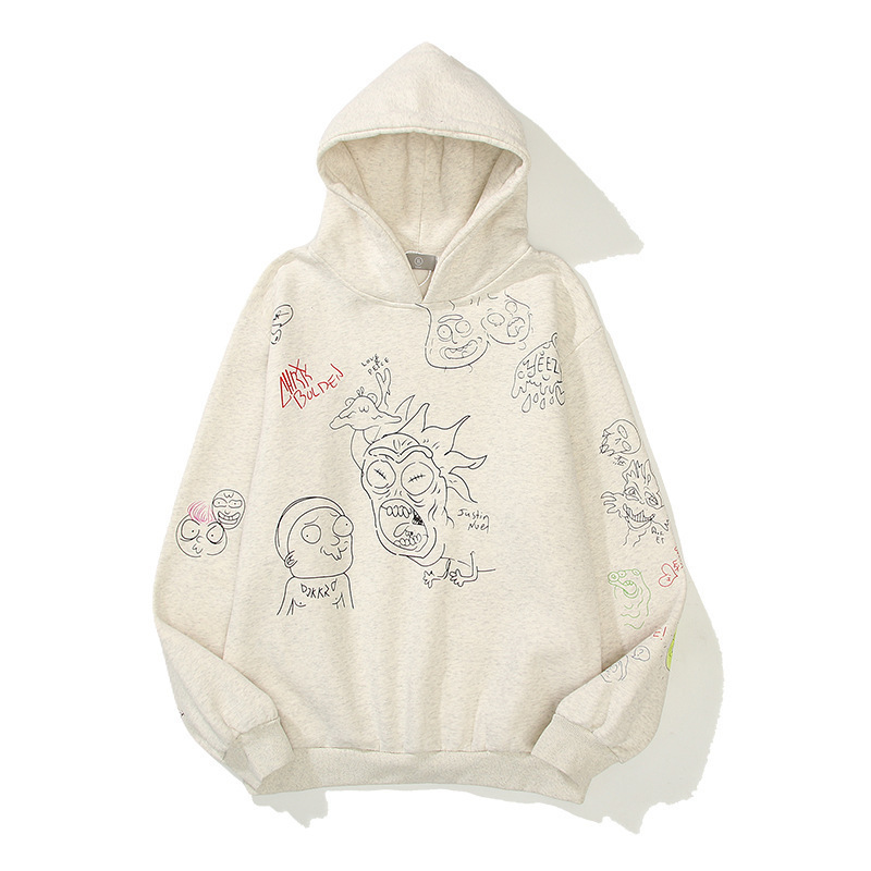 designer hooded sweatshirt New Style Street Fashion 3D Digital Print Casual Sports Hoodie