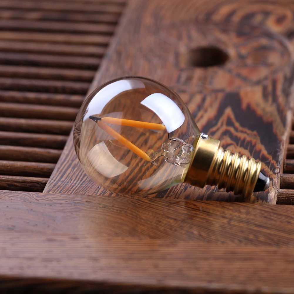 G40 Light bulb Led E14 Globe 110V 220V 1W Ampoules Vintage Pendant Chandelier Warm White Filament Lamp Decoration For Bedroom C251115