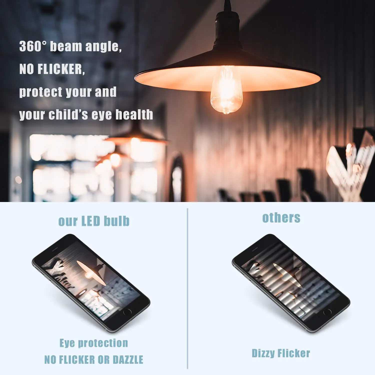 E27 LED ST64 4W 6W 8W Edison Retro Vintage Filament 85V-265V Warm white 2700K 4500K 6500K COB LED Bulb Light Lamp C251115