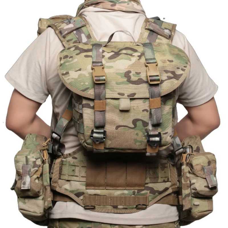 Hunting SSO/SPOSN Smash AK MOLLE Chest Rig Backpack 7.62 Pouchs Training Gear M1 Tactical Combat Vest XJ251114