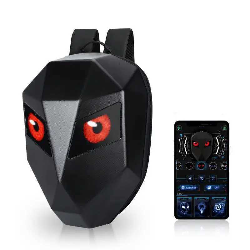 Led Riding Backpack Men Motorcycle Backpack Sports Personality Diy Knight Backpack Women Bag Mochila Feminina School Bags RugzakW251114