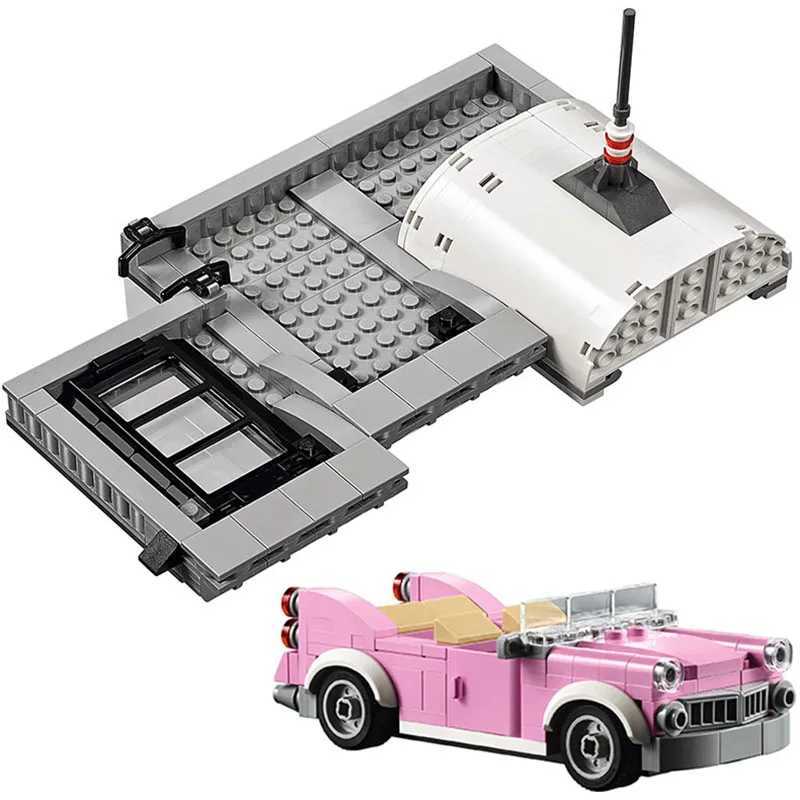 6 MINI Figures 2488PCS Downtown Diner Building Blocks Bricks Compatible 10260 15037 Educational Childrens Christmas Gift Toys W250415