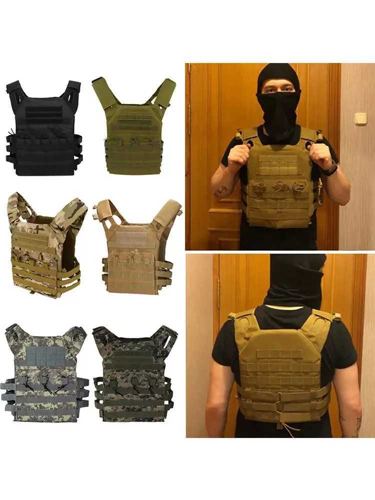 New Quick Release Buckle Tactical Vest JPC Triple Magazine Pouch Hunting Molle Plate Airsoft Accessory Carrier CS Game Vest Gear XJ251114