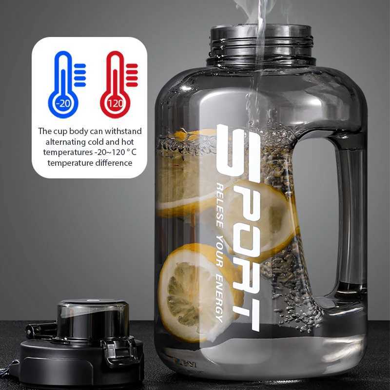 Large-Capacity Water Bottle Straw Pot Belly Cup Sports Water Bottle Ton Bucket Students Portable Plastic Cup 12L/17L/25LW251114