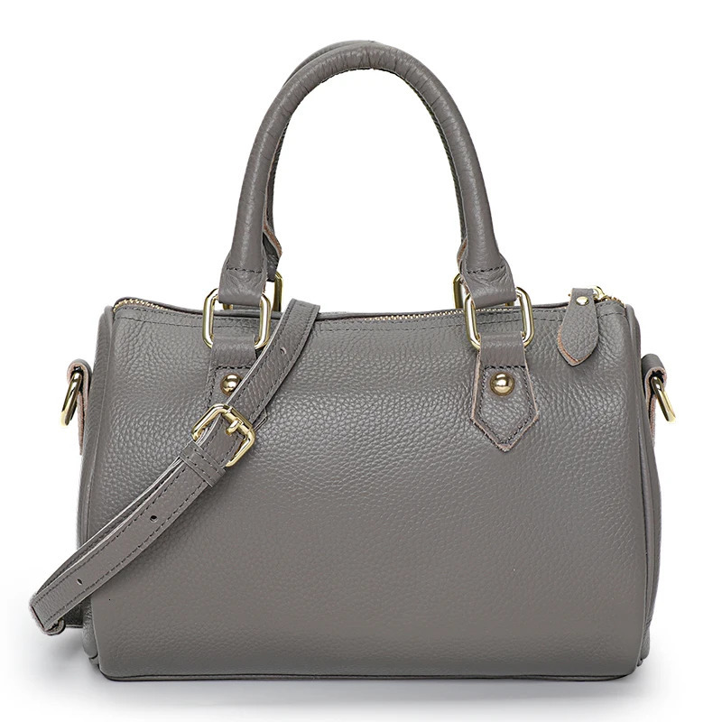 Aidrani Fashion Simple Cowboy Womens Handbag Grey Casual Daily Edition Cross Shoulder Bag 250410