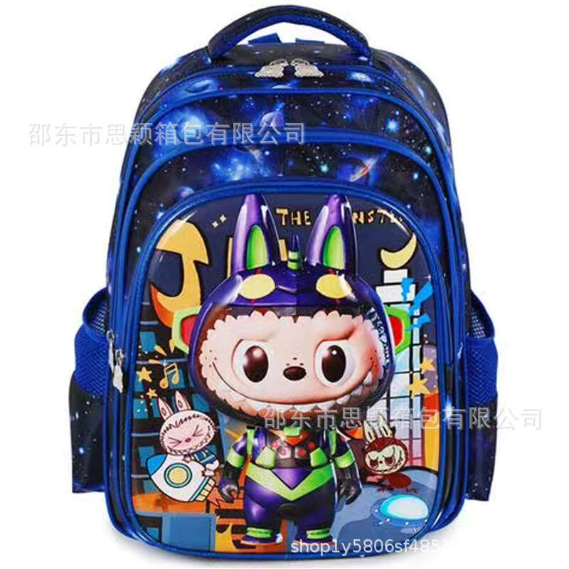 New LABUBU Cute Cartoon Boys and Girls Elementary School Students Trendy Large Capacity Leisure Backpack