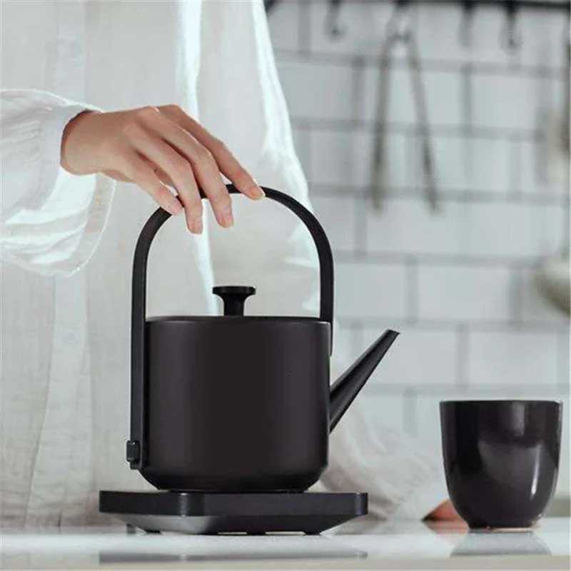 220V Retro Style Electric Kettle 600ML Stainless Steel Water Boiler 1200W Thermostat Teapot Fast Boiling Y251114