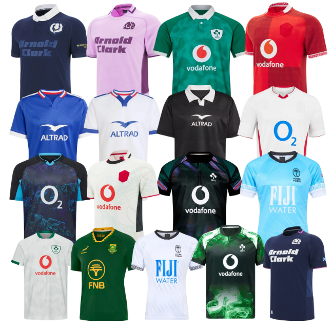 2025 2026 Scotland Welsh national team rugby jersey 25 26 Ireland Scottish Murrayfield FIJI NZ Australia south home away waleSs frence rugby shirt size S-5XL888