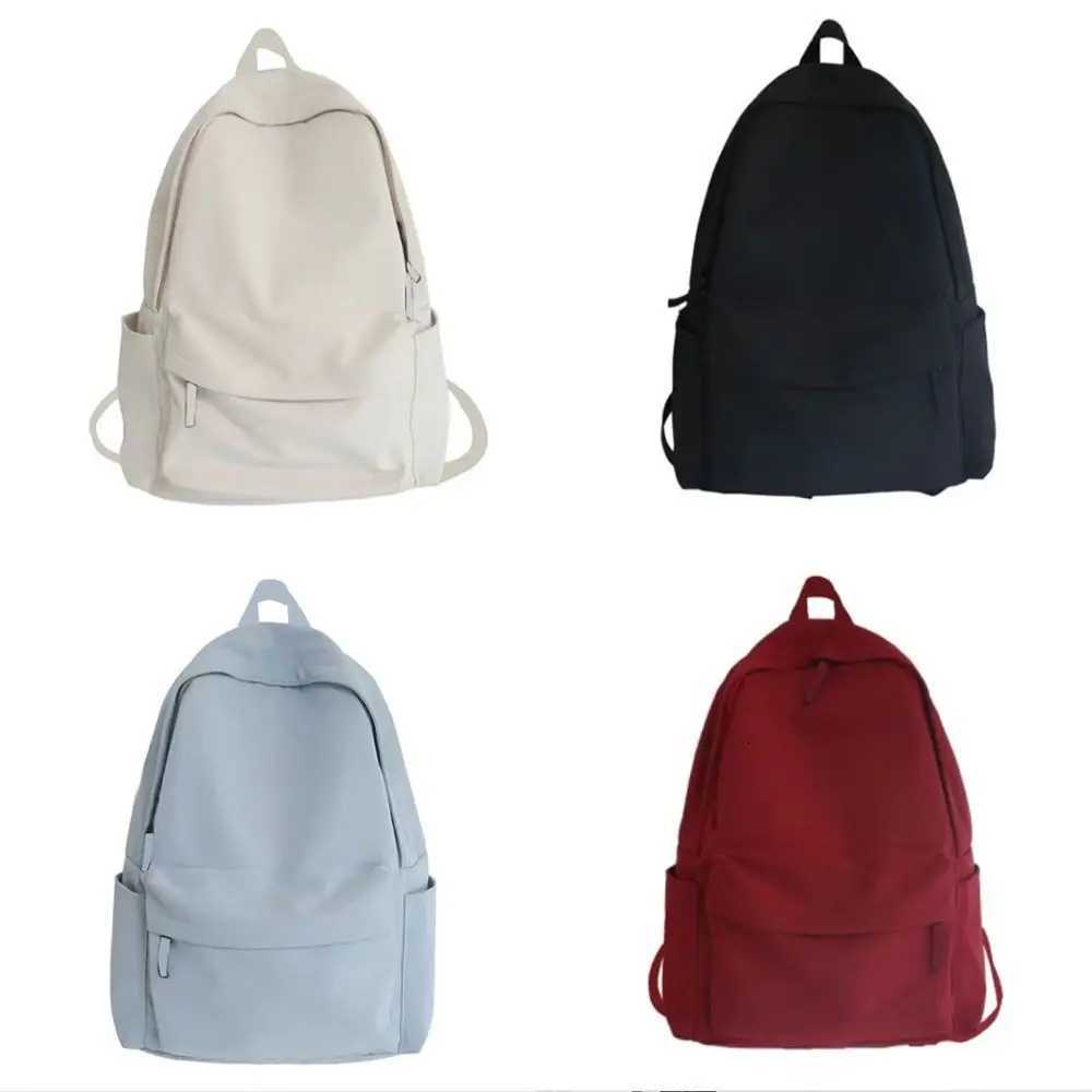 Black Grey White Red Versatile Backpack High Quality Large Capacity Nylon Computer Bag Washable Waterproof Travel Bag UnisexW251114