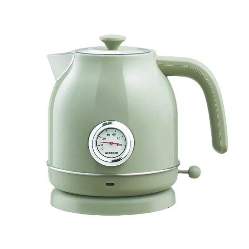 220V Retro Thermometer Electric Kettle Household Integrated Kettle 304 Stainless Steel Rice White 17L large Capacity Y251114