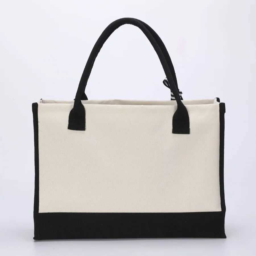 Alphabet Printing Large Capacity Womens Handbag Fashion 100 Canvas Handbag Daily Handbag Shoulder Son Mother Bag Set W250415