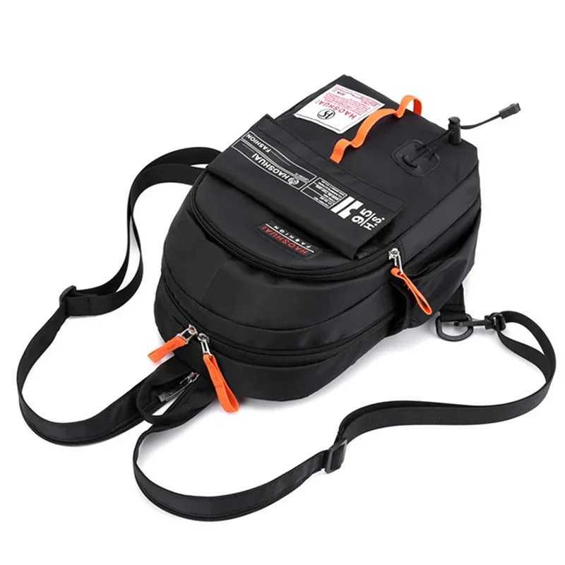 High Quality Nylon Men Sling Rucksack Small Backpack Multi-Functional Casual Male One Shoulder Cross Body Chest BagsW251114