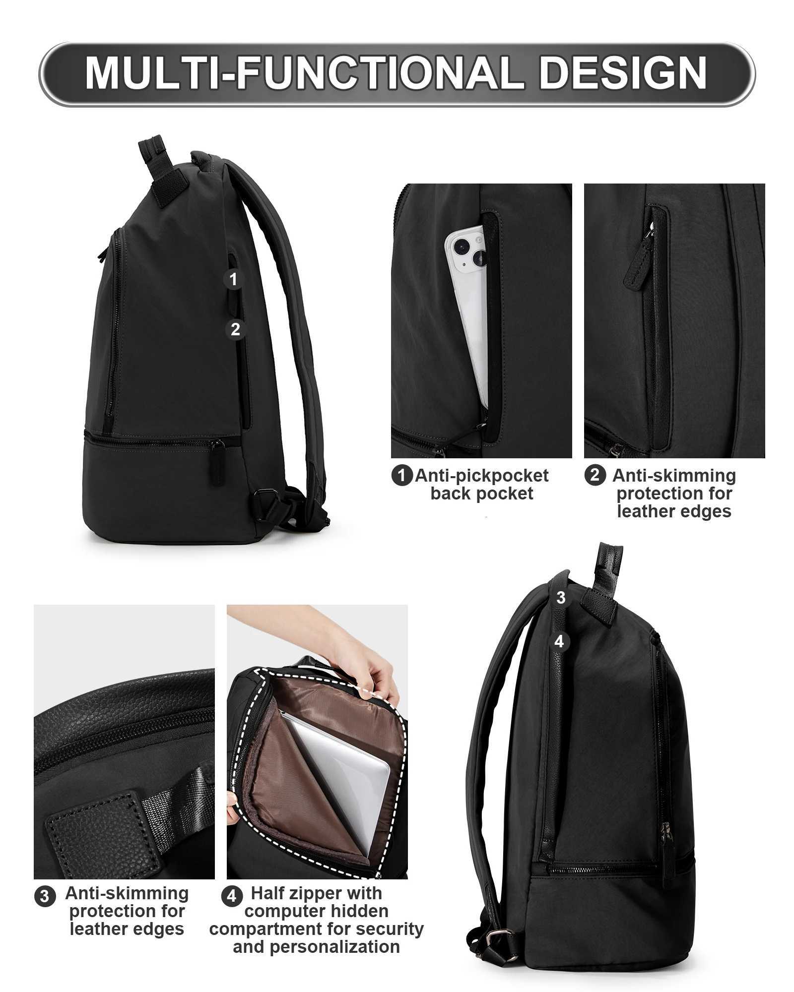 Women Backpack adult female backpack with Shoes Compartment Travel Backpack Waterproof Sports Backpack Gym Backpack Laptop BagW251114