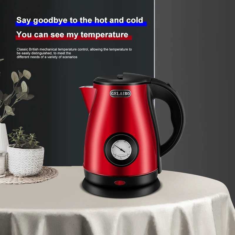 Blue glass electric kettle household exquisite quty high temperature resistant double-layer anti-scalding integrated kettl Y251114