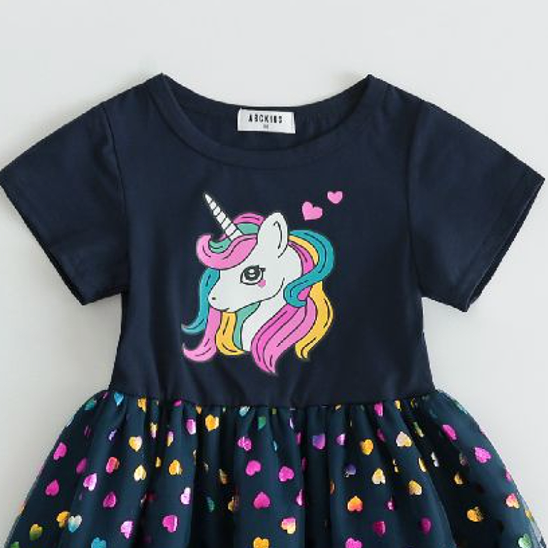 DISNEY Children's designer summer clothing Disney little girl children's clothing dress baby designer clothing vest dress summer baby prince