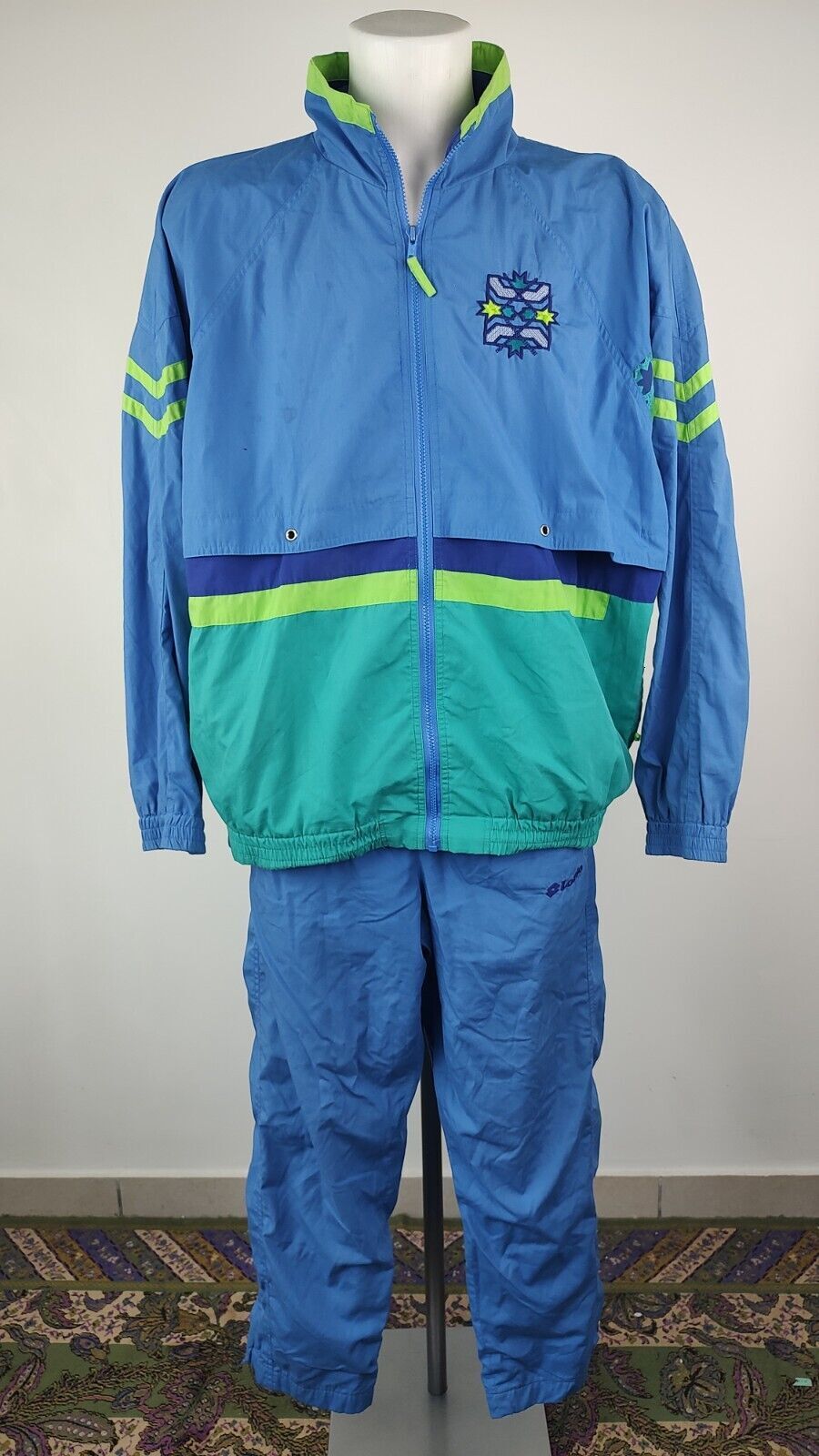 Two Lot Complete Pieces Size XL Tracksuit Jacket Pants Men Sport