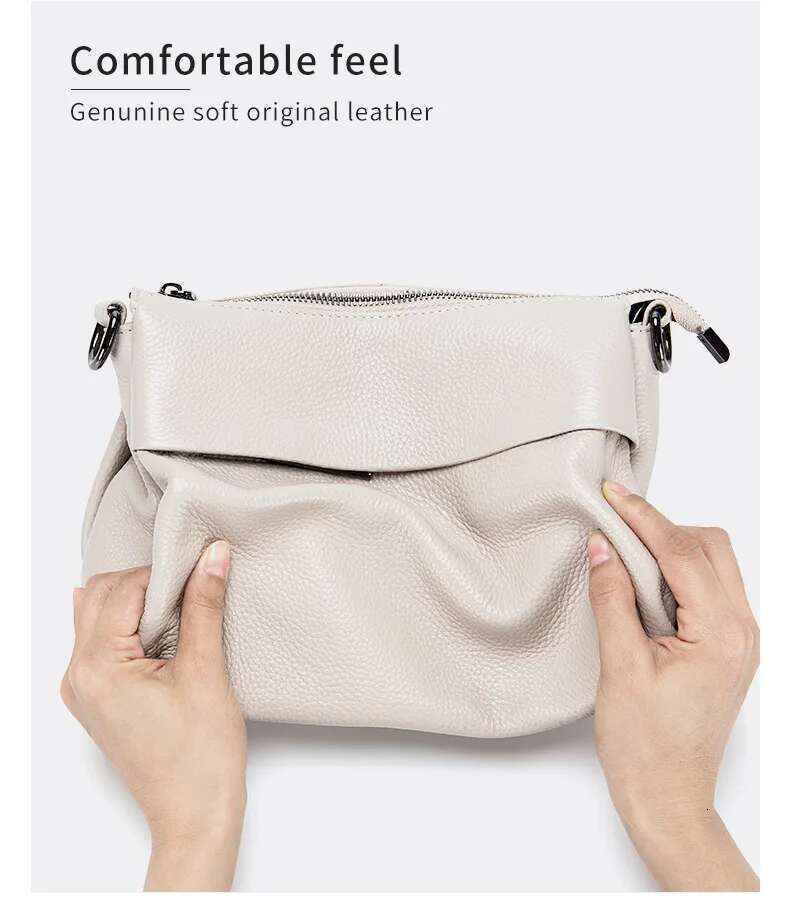 Designer Bag High Quality Real Handbag Ladies' Genuine Leather Shoulder Women's Casual Messenger Bags Versatile Crossbody Bag