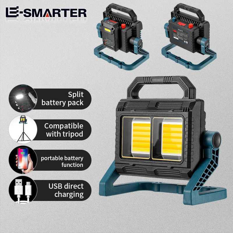 High Power LED Flashlight Waterproof Fishing Lantern Torch USB Rechargeable Powerful Searchlight Camping Lamp M251115