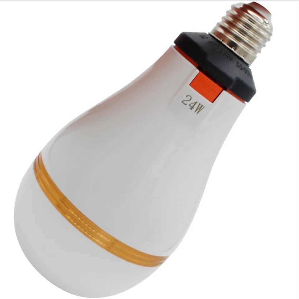 18650 Removable Battery Outdoor Camping Rechargeable Bulb Power AC 85-265V Lighting 5-8 Hours LED Emergency Bulb C251115