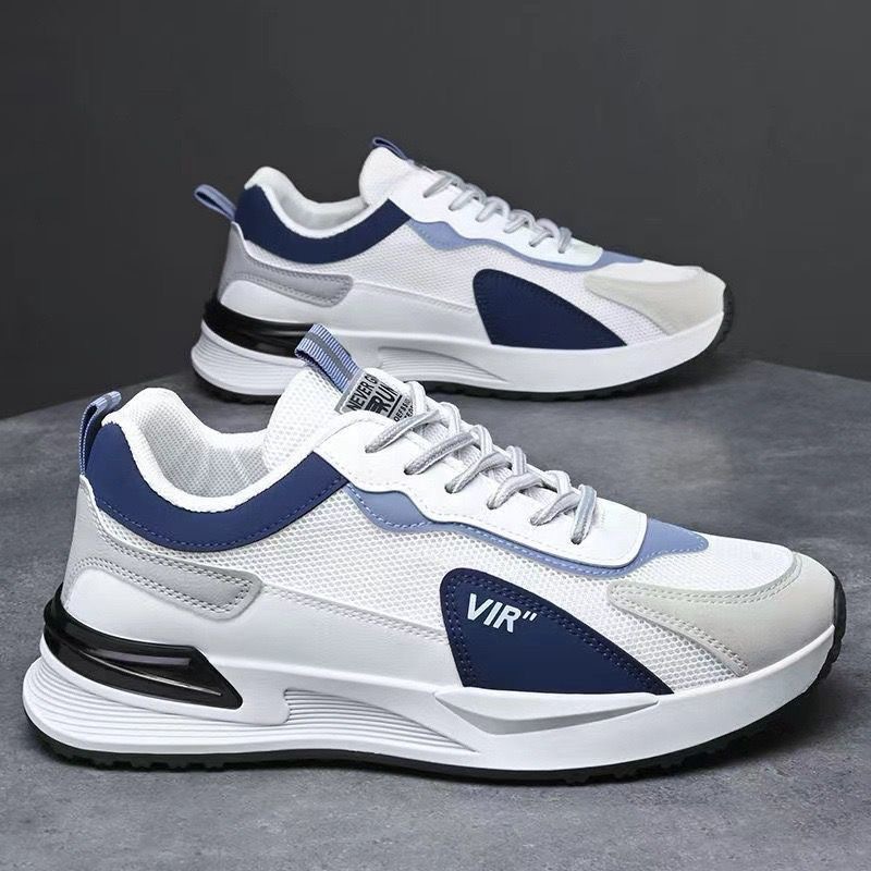 Free shipping sports shoes men's casual shoes breathable lightweight mesh running shoes simple fashion comfortable