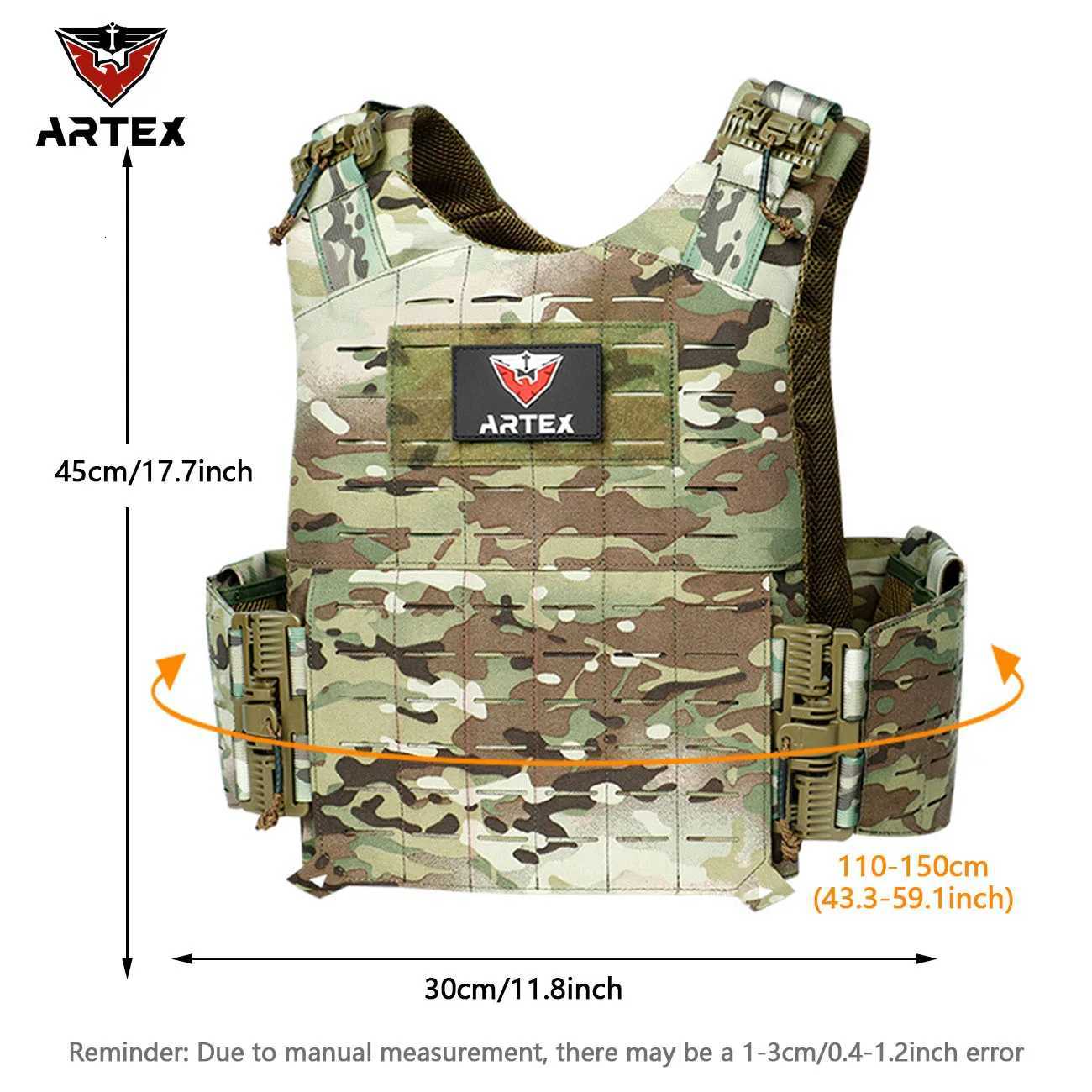 Artex Quick Release Training Vest Laser MOLLE Expansion System Multifunctional Vest Waterproof and Wear-Resistant Training Equipment XJ251114
