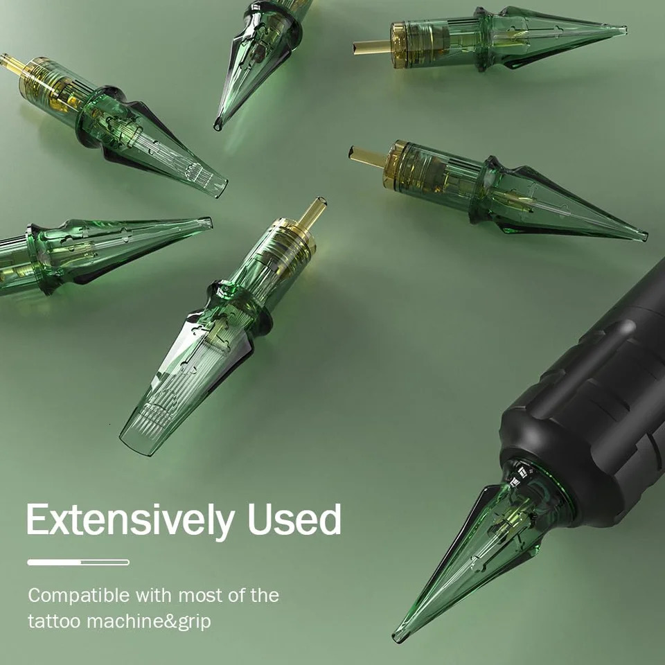 50pcs ng Tattoo Cartridges Needles RL/RM Permanent Makeup Body Art Professional Disposable Safety Tattoo Needles Supplies 250409