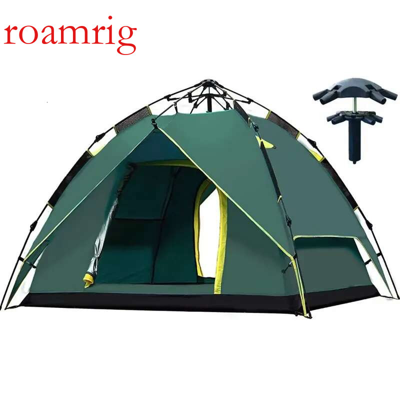 3-4 Person Automatic Portable Folding Family Camping Tents Waterproof Pop Up Tent for Outdoor