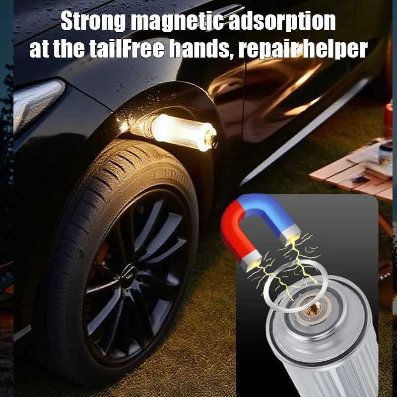 NEW 38 Explore USB Rechargeable Flashlight Mini LED Camping Lantern with Base 3000mAh Battery Outdoor Light M251115