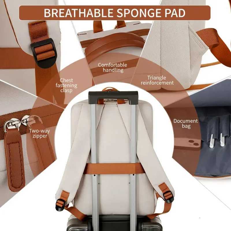 New Computer Bag Backpack Mens and Womens Large Capacity Travel Commuting Business College Student BackpackW251114
