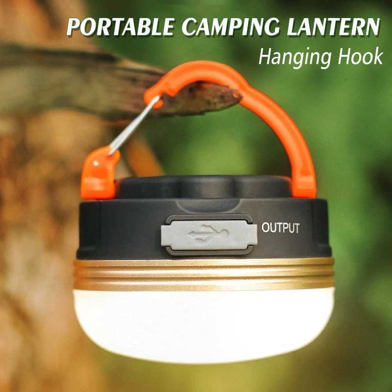 LED Camping Tent Light - USB Charging/AAA Battery Powered Hanging Multifunctional Light for Emergency Work Home USe M251115