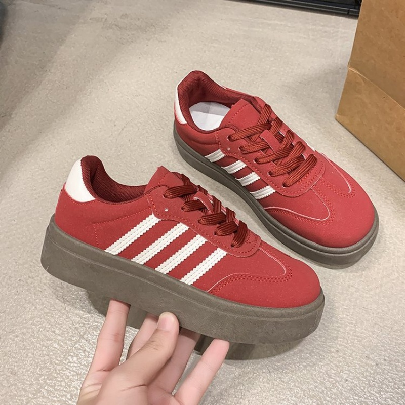 2025 popular new design free shipping women shoes flat casual shoes outdoor sports shoes sports shoes size 35-40 black white red