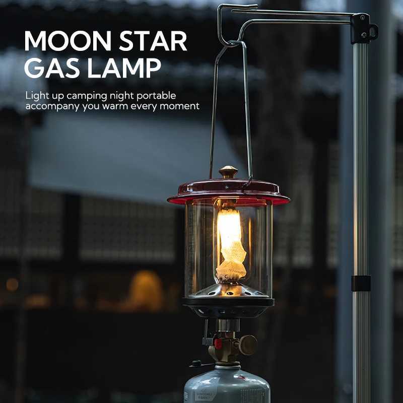 CAMPINGMOON-Portable Windproof Lantern with Bag Aluminum Alloy Butane Camping Gas Lamp T-9 T-9-S New Arrival M251115