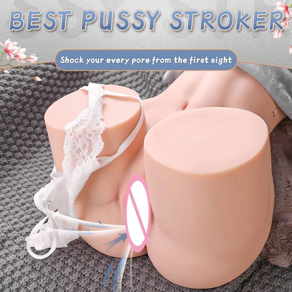 Solid Silicone Doll Half Body Yin Hip Inverted Model Airplane Cup Mens Masturbation Device Has Become a Human FunToy