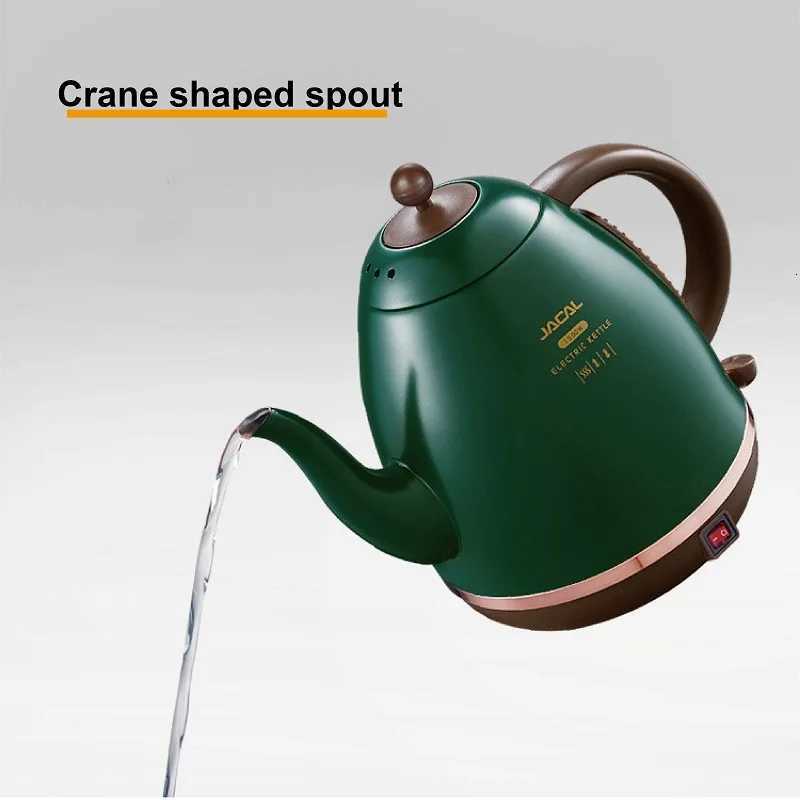 1500ml Electric Kettle Household Quick Boiling Kettle Long Spout Tea Kettle Retro Automatic Thermos Kettle Kitchen Tool 220V Y251114