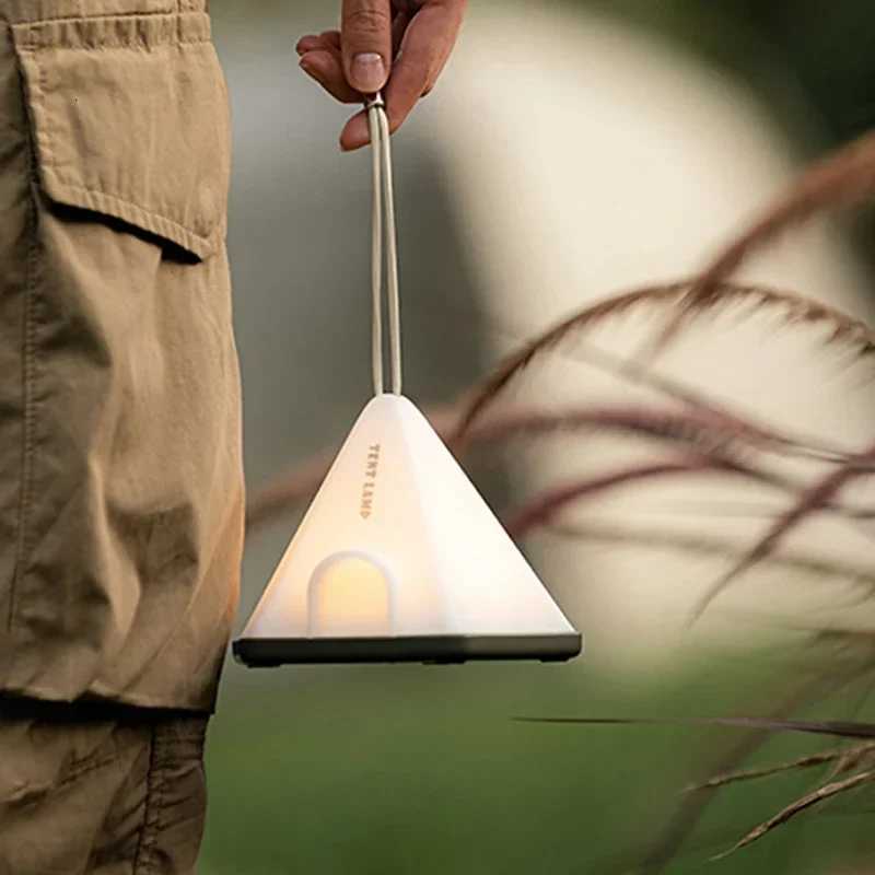 LED Tent Night Light Rechargeable Indoor Bedroom Outdoor Lighting Camping Portable Field Camping Lights USB Hanging Night Lamp M251115