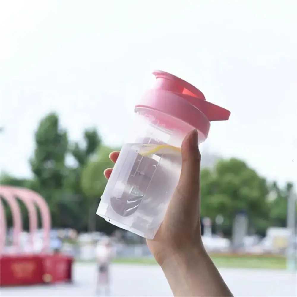 300ml/1059oz Water Bottle For Drink Plastic Leak Proof Sports Bottles Protein Shaker Water Bottle Mixing Cup Kitchen DrinkwareW251114
