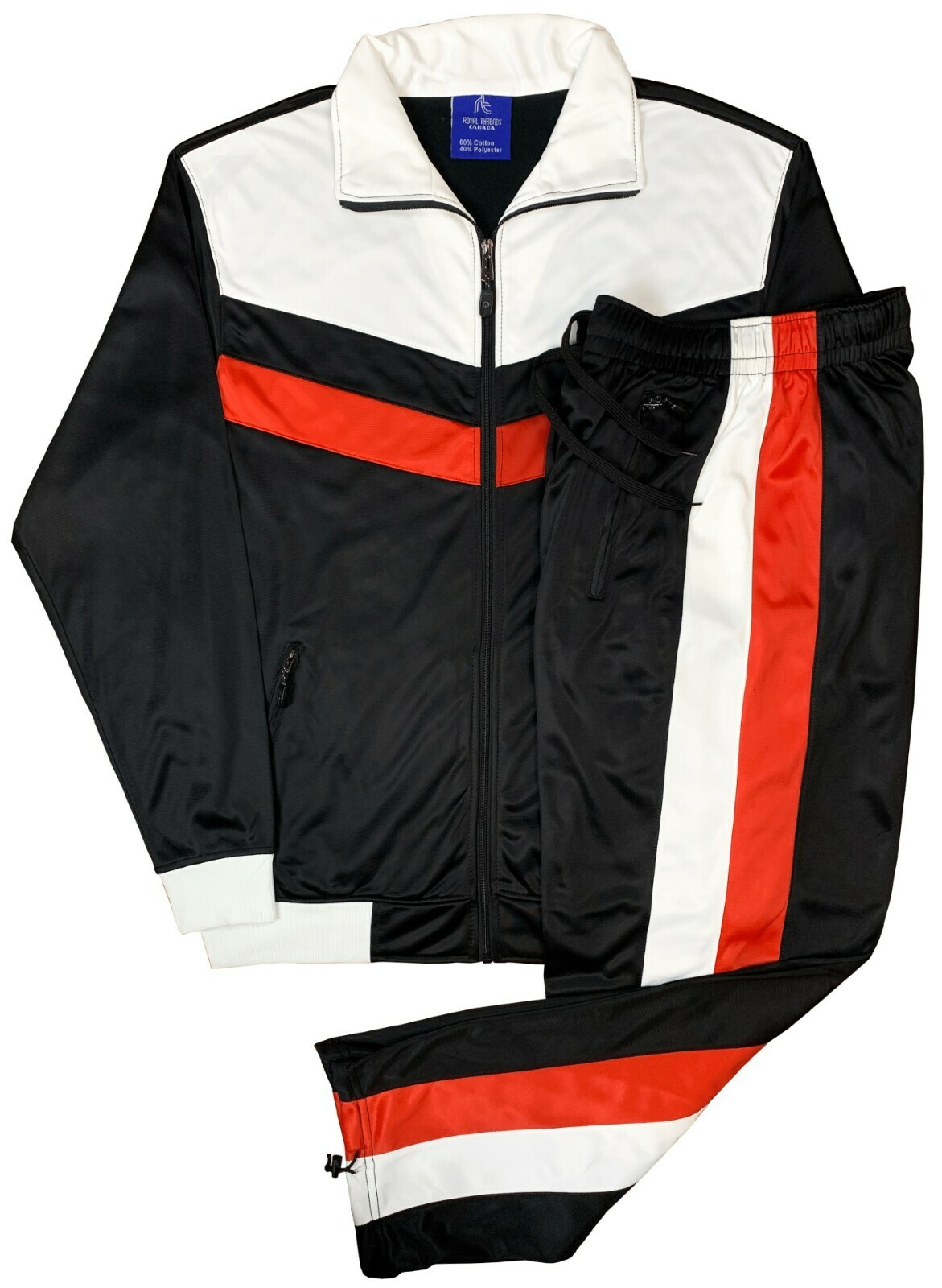 Track Men ActiveWear Jacket Trackpants Top and Bottom Sports Outfit