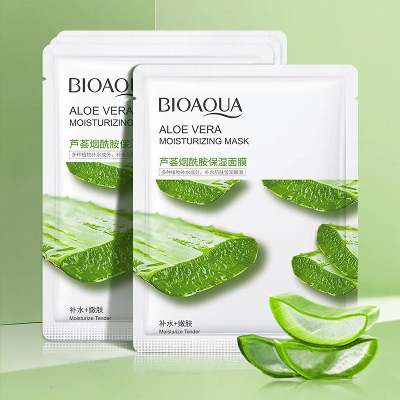8pcs BIOAQUA Fruit Facial Masks Hydrating aging Face Mask Sheet Masks for Face Skin Care 250414
