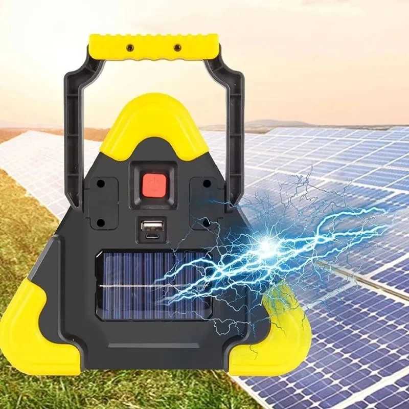 3-in-1 Solar Emergency Triangular Warning Light Safety Emergency Breakdown Alarm Lamp Portable Solar Light for Camping Working M251115