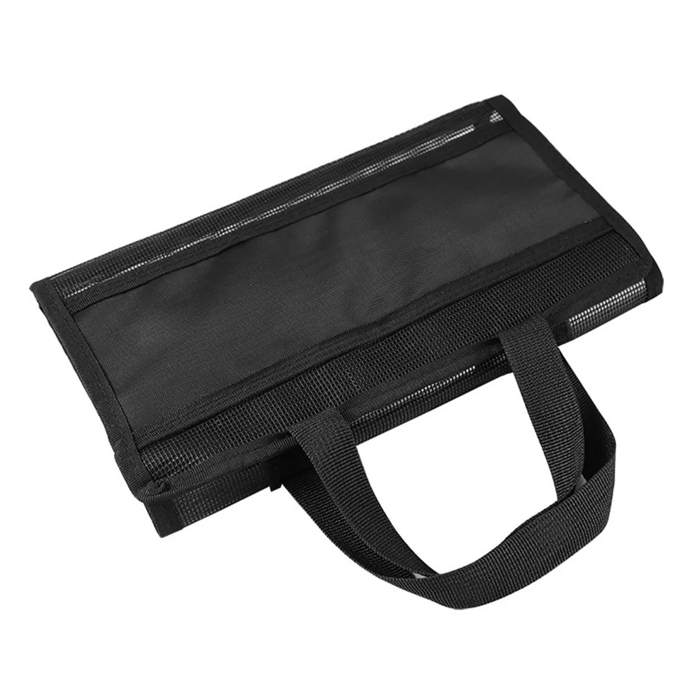 Portable fishing bait bag dust net folding hook handbag breathable and wearresistant gear accessories 250410