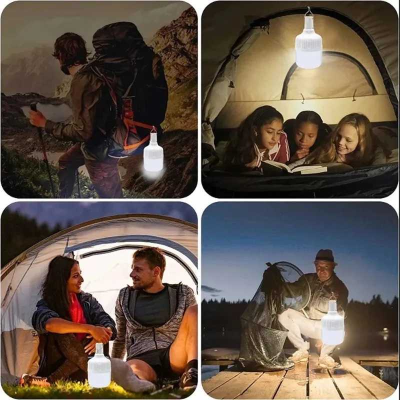 1-10pcsPortable LED Camp Lantern- Waterproof Hanging Light for Outdoor Emergency/Tent/Barbecue/Fishing M251115
