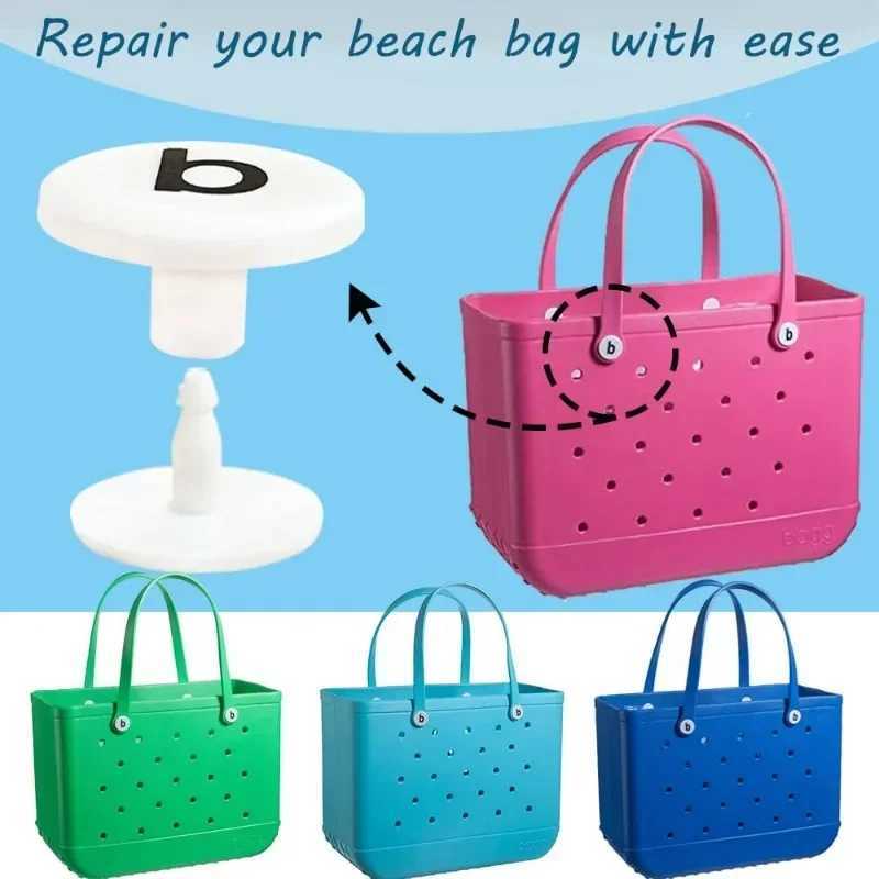 Borg bag button EVA rubber beach storage basket replacement plastic button plastic repair rivet jelly Borg bag accessories W250415
