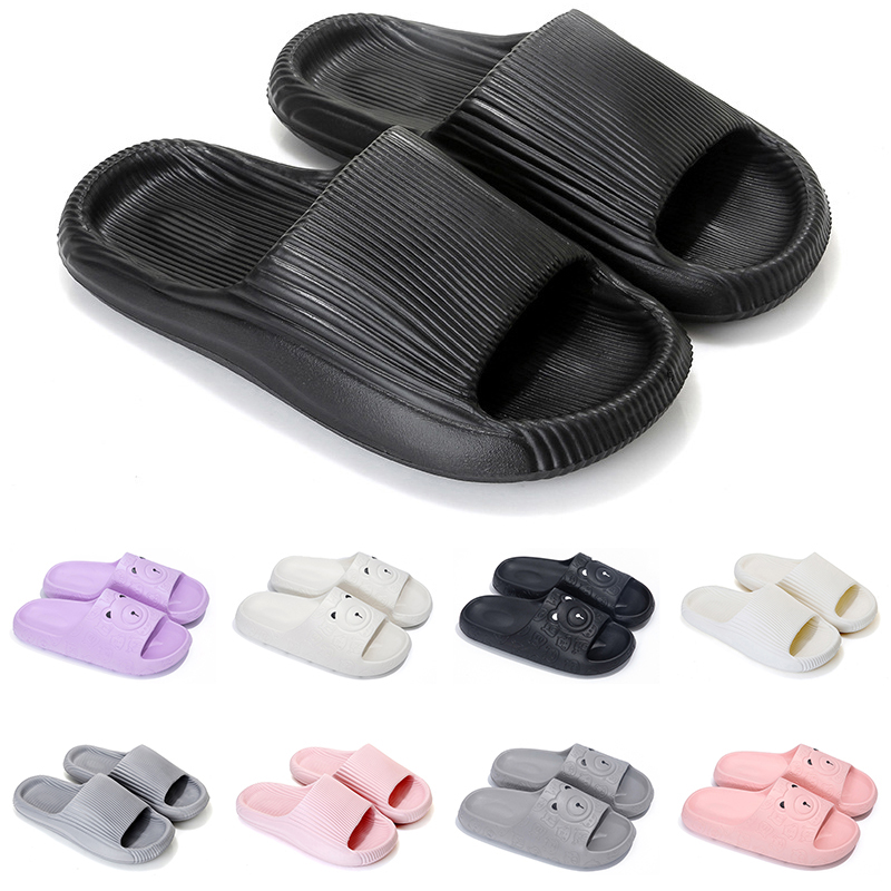 Mens womens flat slippers slides beige white black grey red pink fashion beach slipper slide