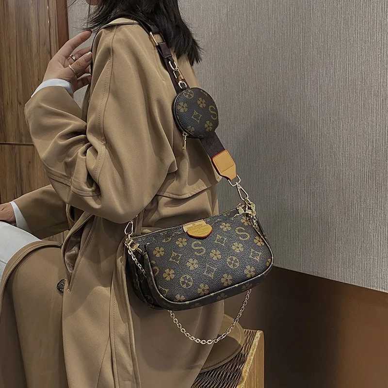 FAshionable small bag for women new trendy 3-in-1 crossbody bag with chain versatile underarm shoulder bag C251115