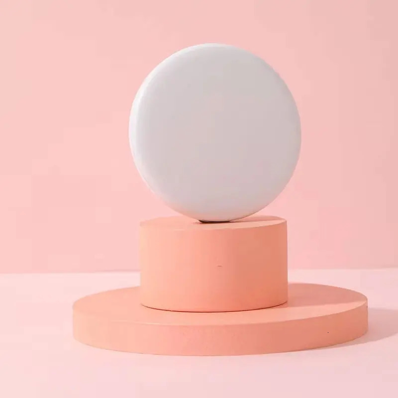 LED Makeup Mirror 2 Side Folding Cosmetic mini Mirror Women Luminous Effect Compact Pocket Mirror Portable 250415