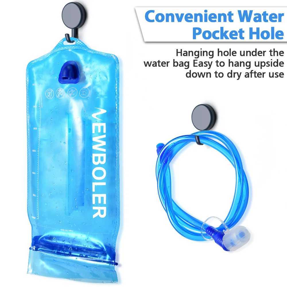 NEWBOLER 2L Sports Water Bladder Hydration Pack Storage Bag BPA Free Portable Food Grade Outdoor Drinking Camping Water BagW251114