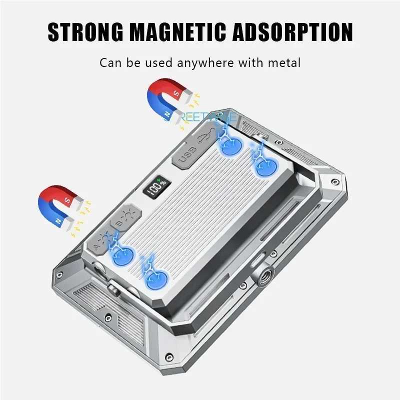 LED Camping Tent Light Rechargeable Searchlight High Power Outdoor Emergency Lighting Waterproof Portable Hanging Night Lamps M251115