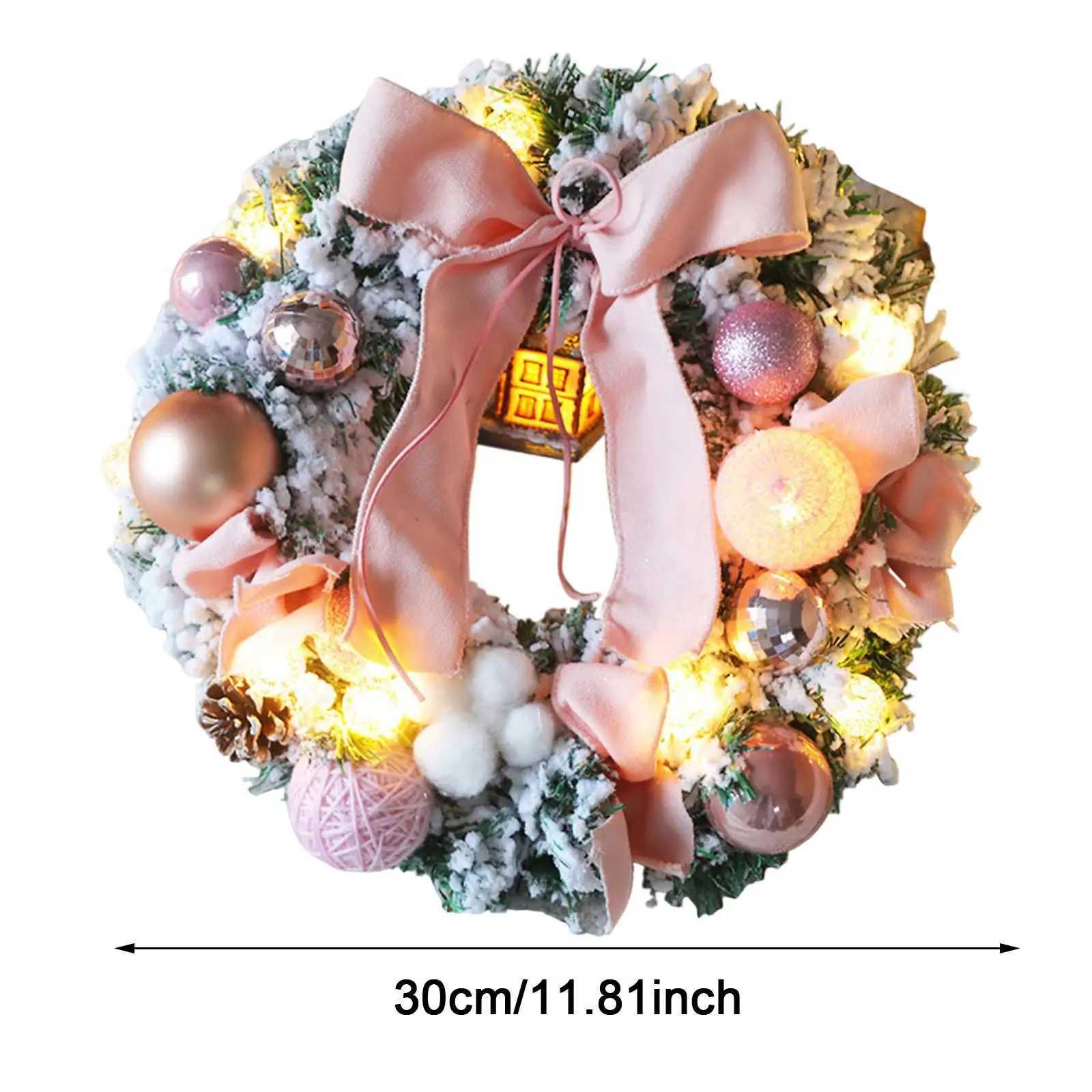 Christmas Wreath 1181 inch Christmas Balls Xmas Decor for Party Window DoorM251115