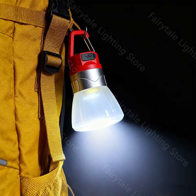 Portable Camping Lantern Outdoor Camping Water Bottle Light Hiking Multi Scene Atmosphere Hanging Spotlight Flashlight M251115