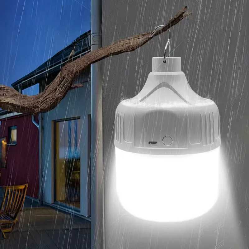 Miflame Portable LED Camping Lantern USB Rechargeable 3 Mode High Power Emergency Light for Tent Patio Garden Outdoor Night Use M251115